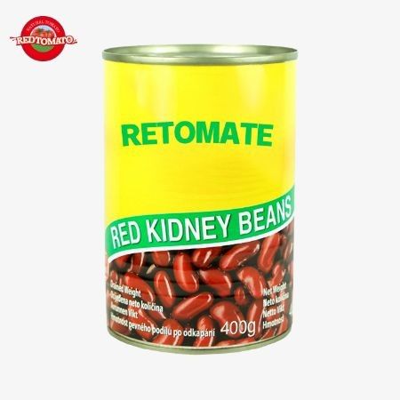 สดใสธรรมชาติกระป๋อง ถั่วไตแดงในน้ําเกลือ 400g ด้วยรสชาติรสชาติอร่อย