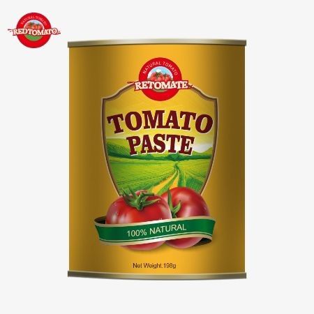 พาสต้ามะเขือเทศกระป๋องขนาด 198 กรัม มีความสอดคล้องกับ ISO HACCP และ BRC อาหาร FDA