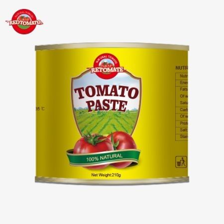 พาสต้ามะเขือเทศกระป๋อง 210 กรัมที่เรานําเสนอ ตรงกับมาตรฐานอาหาร ISO HACCP และ BRC ของ FDA