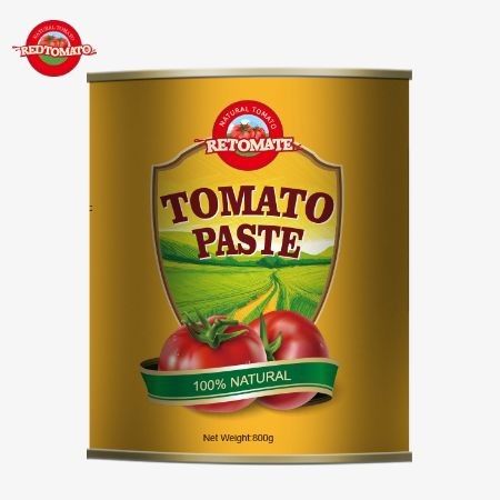 พาสต้ามะเขือเทศกระป๋อง 800 กรัมของเรา ตอบสนองกับมาตรฐานคุณภาพนานาชาติ ISO HACCP BRC และ FDA