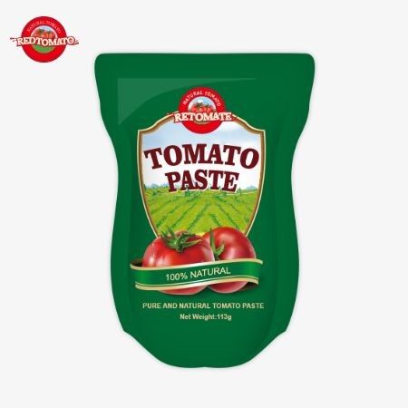 113 กรัม กระเป๋าสตางค์พาสต้าทอมาต้าตรงกับมาตรฐานการผลิต ISO HACCP BRC และ FDA