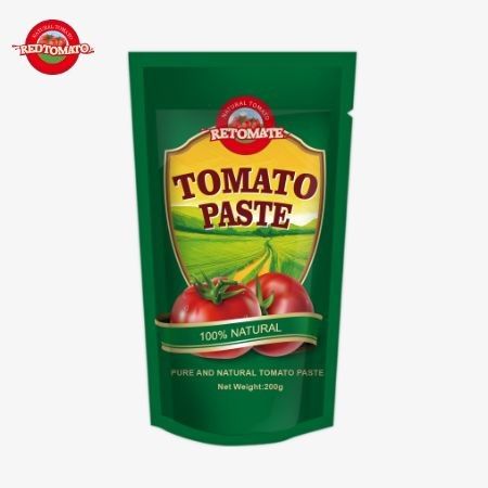 200 กรัม ซัชต์พาสต้าทอมาต้าตรงกับมาตรฐาน ISO HACCP และ BRC รับประกันความสอดคล้องกับราคาโรงงาน