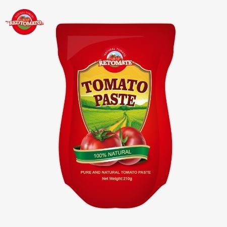 210 กรัม ในถุงทอดที่ยืนขึ้น ผลิตตามมาตรฐานการผลิต ISO HACCP BRC และ FDA