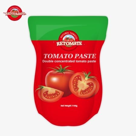 1100 กรัม ถุงพาสต้าทอมาต้าตรงกับมาตรฐาน ISO HACCP และ BRC สําหรับการปฏิบัติตามราคาโรงงาน
