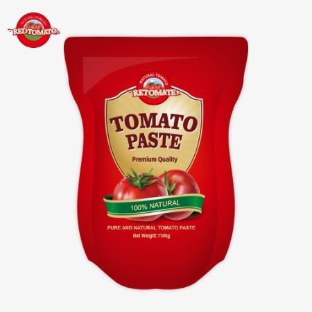 1100 กรัม ถุงพาสต้าทอมาต้าตรงกับมาตรฐาน ISO HACCP และ BRC สําหรับการปฏิบัติตามราคาโรงงาน