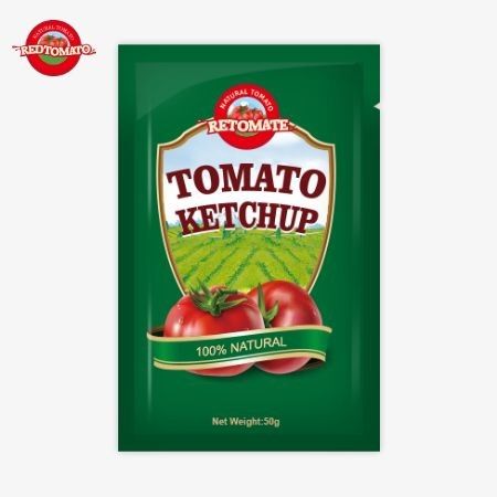 OEM พรีเมียม 50 กรัม กระเป๋าเล็ก เคชัป ด้วยราคาโรงงาน
