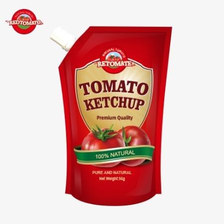 ISO Sachet Ketchup 56g รสชาติธรรมชาติบริสุทธิ์ ตามมาตรฐานการผลิตสากล