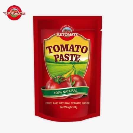 Redtomato Brand 70g Premium Double Concentrated Tomato Paste Bag - รสชาติรวย ดีไซน์ที่สะดวกสบาย