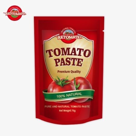 Redtomato Brand 70g Premium Double Concentrated Tomato Paste Bag - รสชาติรวย ดีไซน์ที่สะดวกสบาย