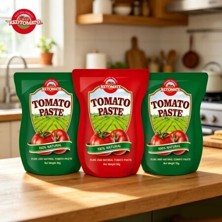 We Supply Wholesale Stand-up Sachet Tomato Paste In 56g And 70g Sizes, Delivering Pure Natural Tomato Paste With Zero Artificial Additives