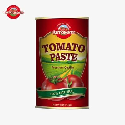 140 กรัม พาสต้าหมักทอดที่มีฝาปิดที่เปิดง่ายตามมาตรฐาน HACCP