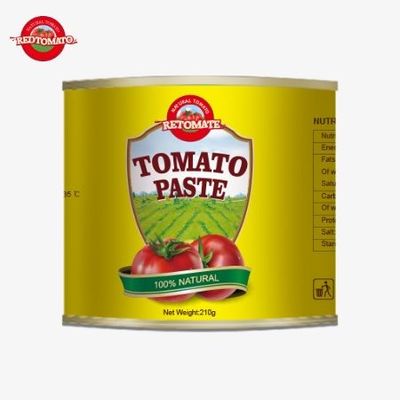 พาสต้ามะเขือเทศกระป๋อง 210 กรัมที่เรานําเสนอ ตรงกับมาตรฐานอาหาร ISO HACCP และ BRC ของ FDA