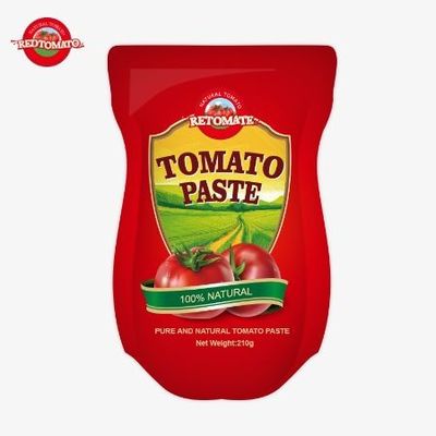 210 กรัม ในถุงทอดที่ยืนขึ้น ผลิตตามมาตรฐานการผลิต ISO HACCP BRC และ FDA