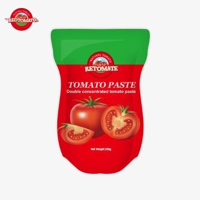 250 กรัม พาสต์ทอดหวานและกรด ในกระเป๋ายืน