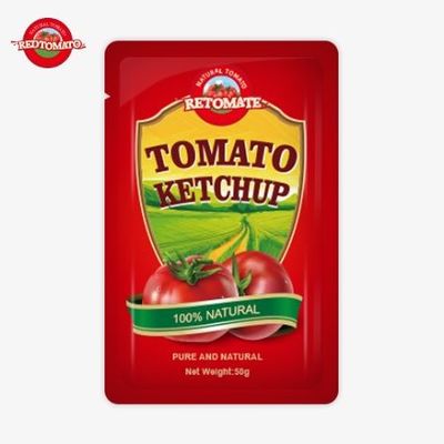 โรงงาน Custom 50g S Sachet Ketchup To Provide ISO HACCP FDA Certification ขายดีที่สุดในโลก