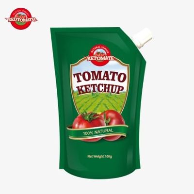 OEM 100 กรัม เซชัปเคทชัปธรรมชาติ มาตรฐาน HACCP FDA ราคาโรงงานจีน